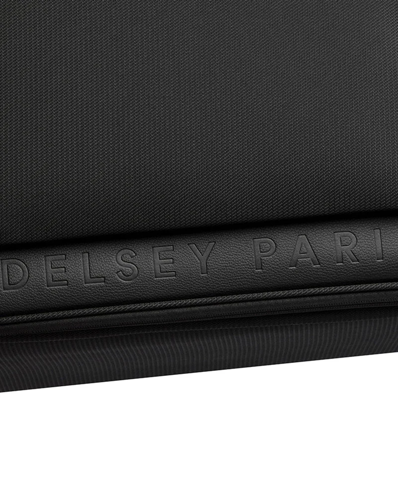 DELSEY Paris  montmartre 3.0, 70 cm 4 double wheeled expandable check-in trolley case - black  | Best Price UAE